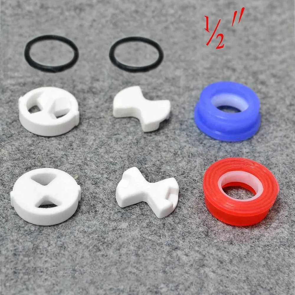 Silicone Tap Washer - 8 buah/set piringan keramik pencuci silikon