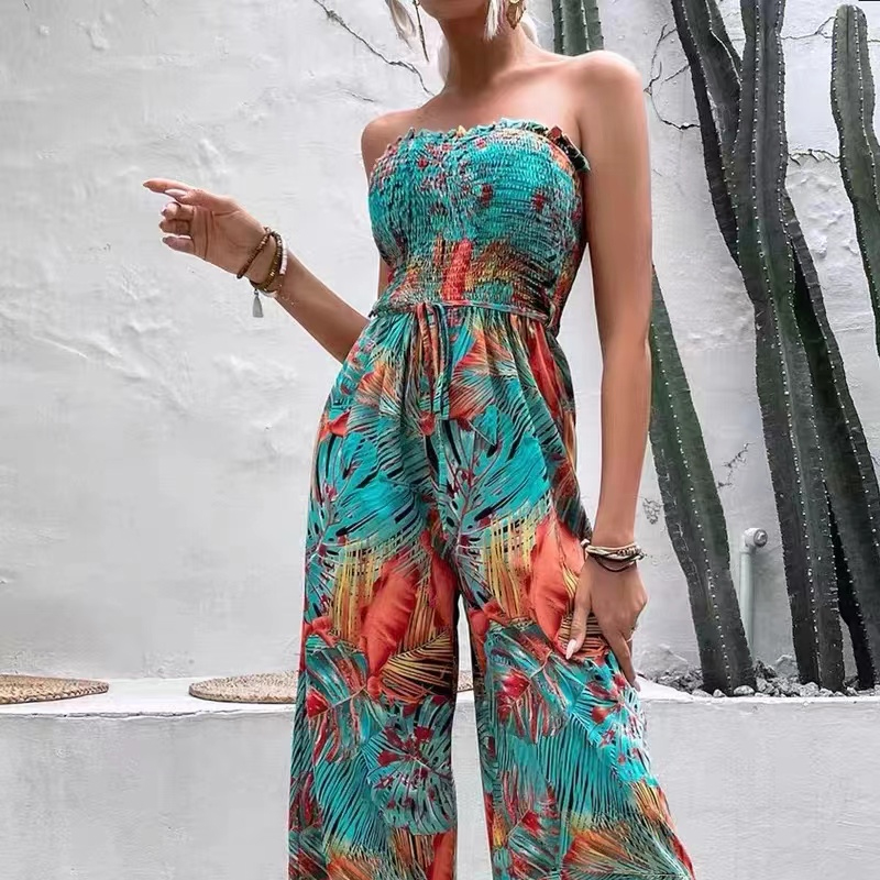 Pipe Bending Spring - Jumpsuit Wanita Musim Panas 2024 baru