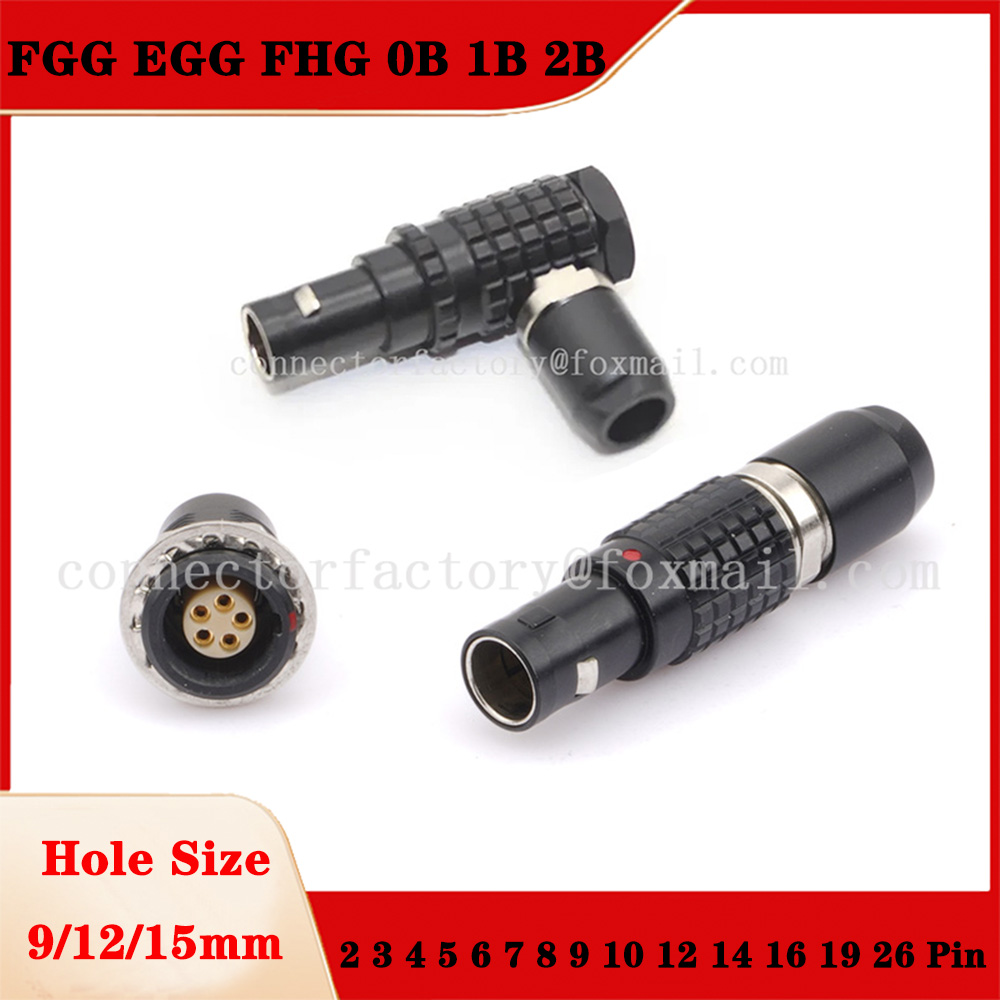 Push Fit Connector - Hitam FGG telur FHG 0B 1B