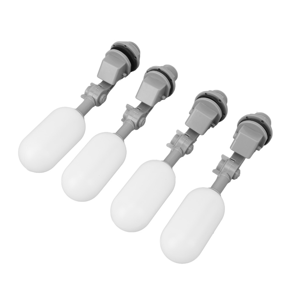 Float Ball Valve - Katup Apung Hidrolik Mini Abu-abu Plastik