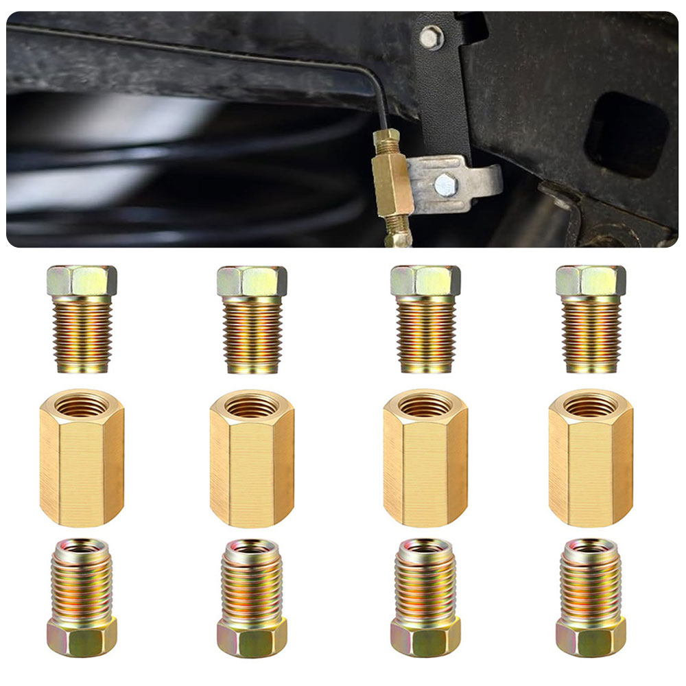 Compression Fitting Brass - 12 buah 3/16 (3/8x24 terbalik) Kuningan