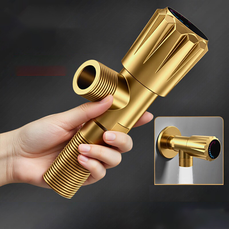Toilet Fill Valve - Katup Sudut Aliran Tinggi Kuningan untuk