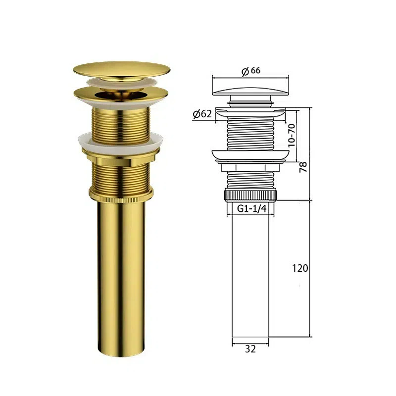 Drain Pipe Clip - Penutup Saluran Pembuangan Wastafel Kamar Mandi,