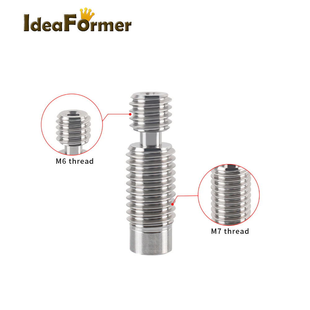 Printer 3D E3D V6 Heat Break H - Ptfe Tape Thread ulasan dan harga