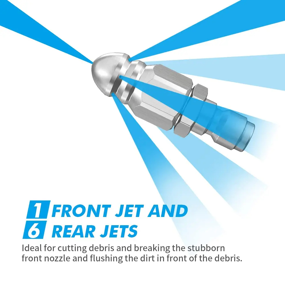 Semprotan air Jet tekanan ting - Drain Pipe Clip ulasan dan harga