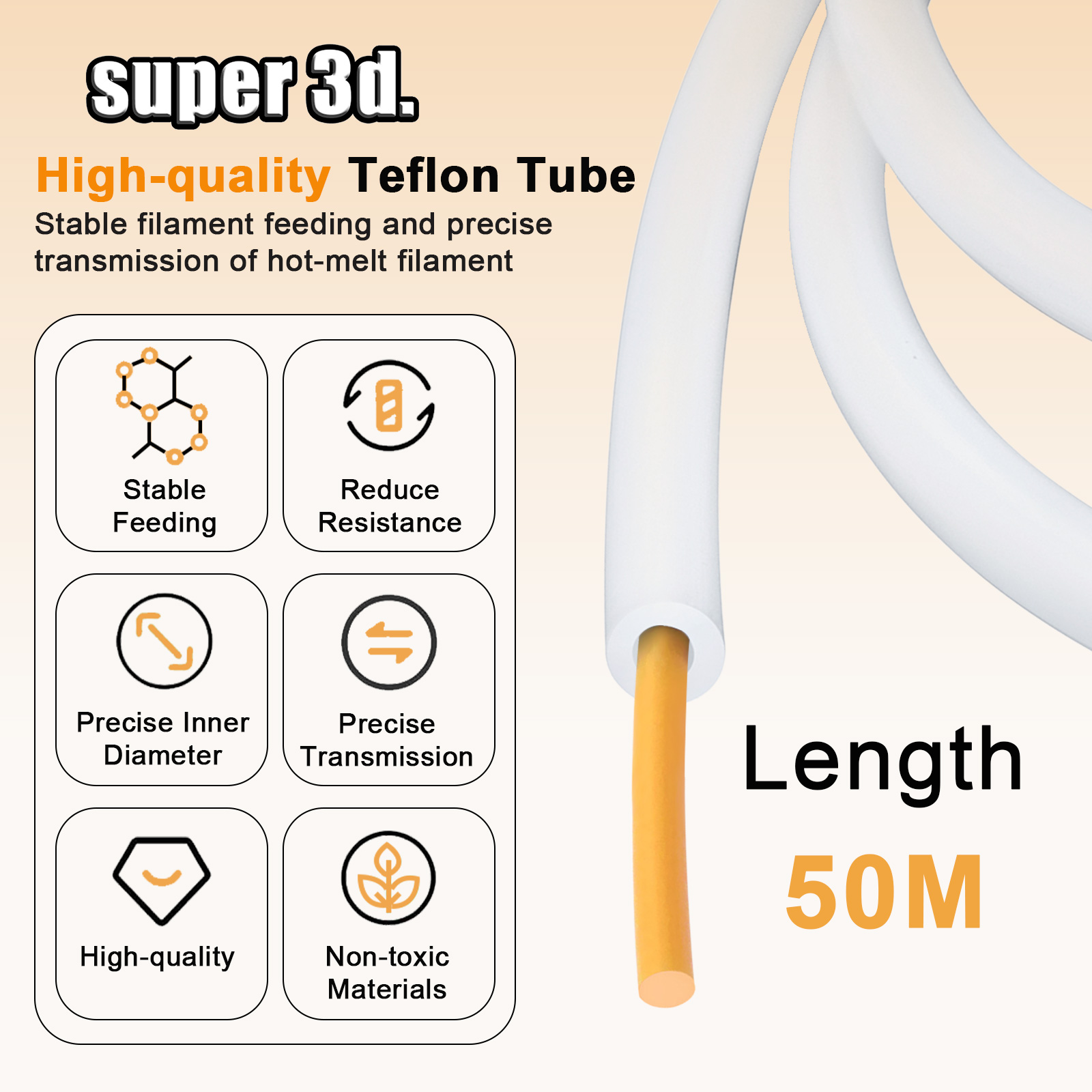 Tabung PTFE Printer 3D 2.5Mm 4 - Ptfe Tape Thread ulasan dan harga