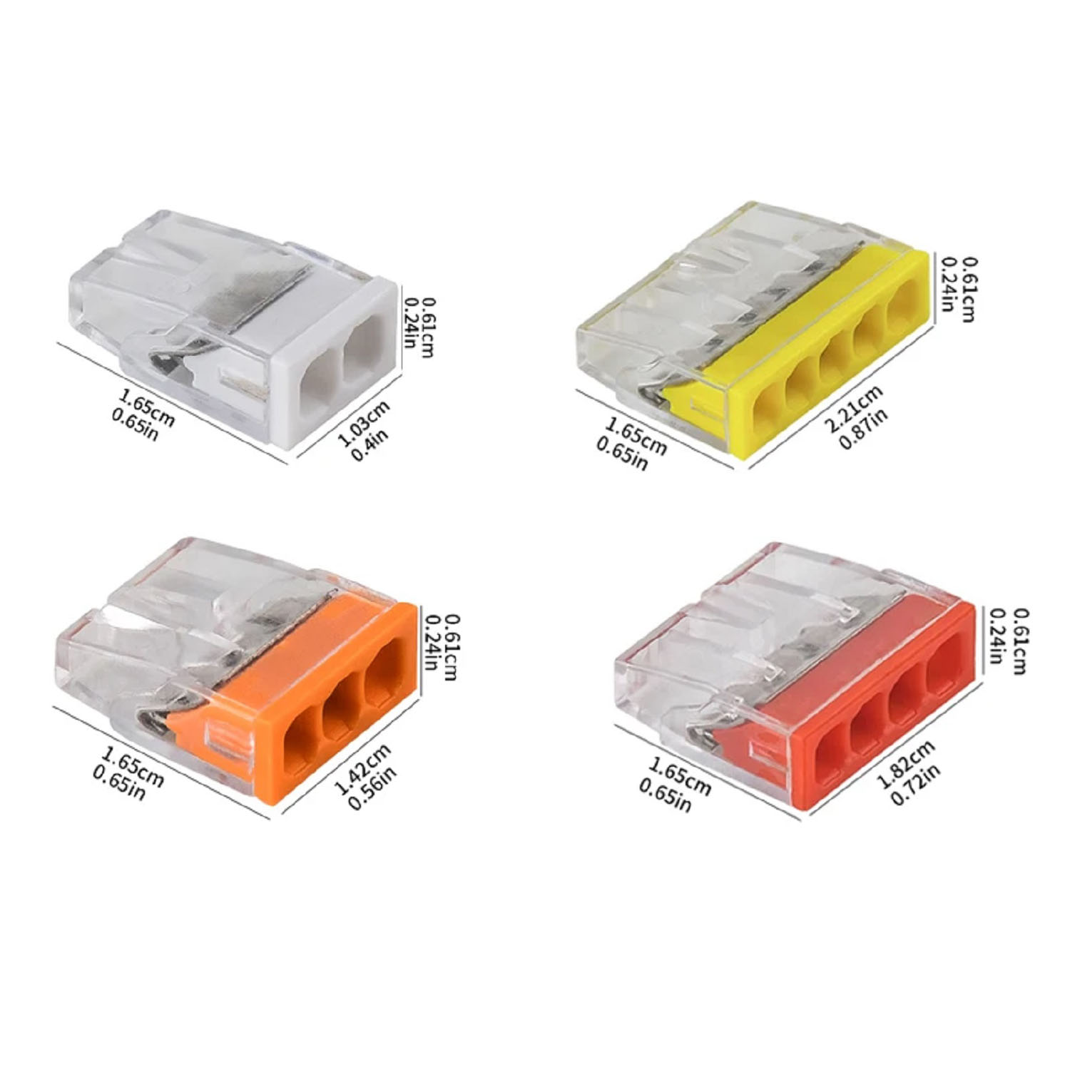 50 Buah 2/3/4/5 Pin Konektor P - Push Fit Connector ulasan dan harga