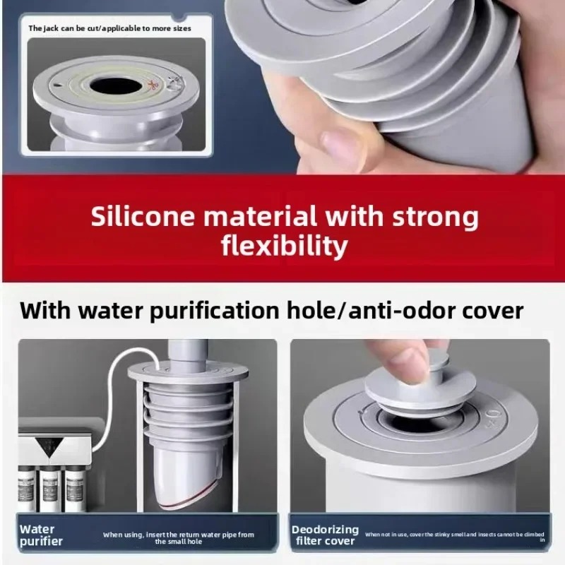 Penutup Saluran Pembuangan Sil - Drain Pipe Clip ulasan dan harga