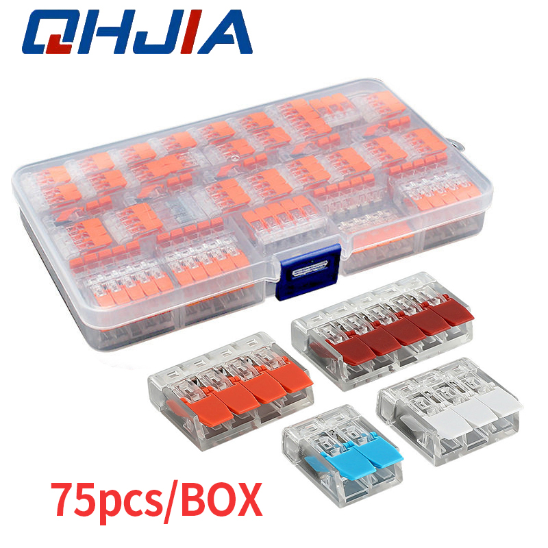 75PCS Kit Konektor Kabel Mini  - Push Fit Connector ulasan dan harga