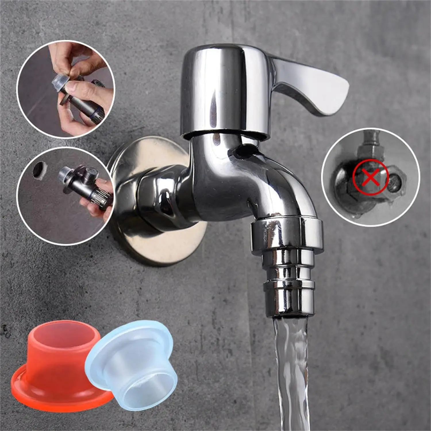 30-500 Buah Steker Silikon Gas - Silicone Tap Washer ulasan dan harga