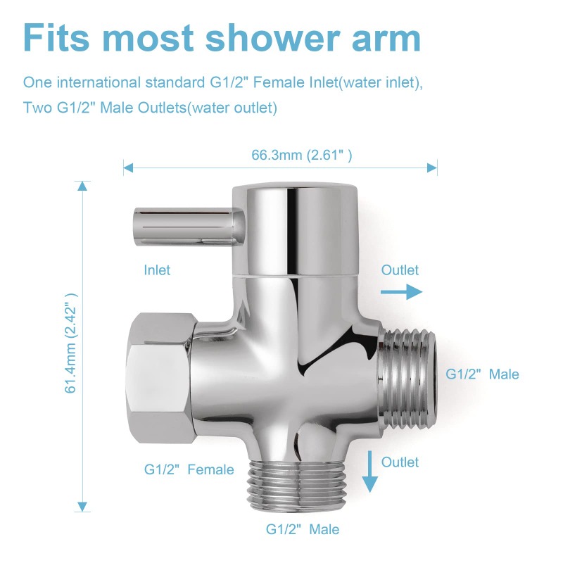 Katup pengalih kepala pancuran - Shower Valve Cartridge ulasan dan harga
